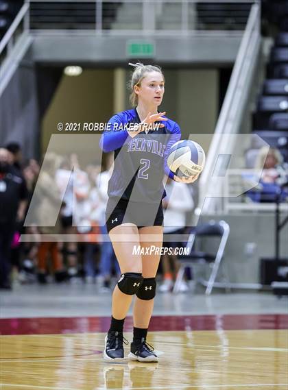 Thumbnail 2 in Beckville vs. Crawford (UIL Volleyball 2A Semifinals) photogallery.