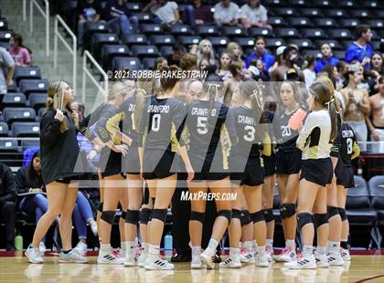 Thumbnail 3 in Beckville vs. Crawford (UIL Volleyball 2A Semifinals) photogallery.