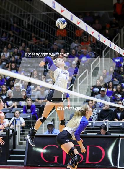 Thumbnail 2 in Beckville vs. Crawford (UIL Volleyball 2A Semifinals) photogallery.
