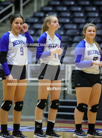 Thumbnail 2 in Beckville vs. Crawford (UIL Volleyball 2A Semifinals) photogallery.