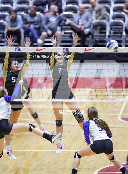 Thumbnail 1 in Beckville vs. Crawford (UIL Volleyball 2A Semifinals) photogallery.
