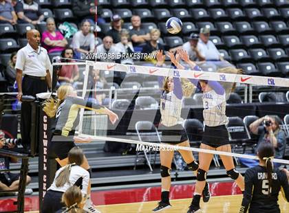 Thumbnail 3 in Beckville vs. Crawford (UIL Volleyball 2A Semifinals) photogallery.