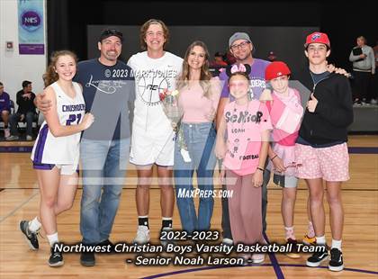 Thumbnail 2 in Wickenburg @ Northwest Christian (Senior Night) photogallery.