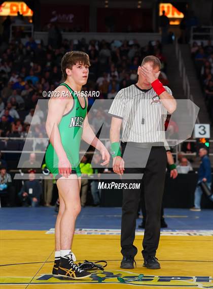 Thumbnail 1 in NYSPHSAA Wrestling Championships Quarter Finals 102 lbs. - 126 lbs. photogallery.