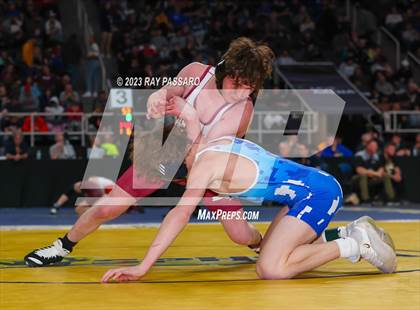 Thumbnail 2 in NYSPHSAA Wrestling Championships Quarter Finals 102 lbs. - 126 lbs. photogallery.