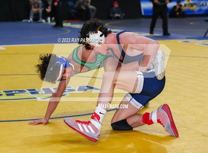 Thumbnail 3 in NYSPHSAA Wrestling Championships Quarter Finals 102 lbs. - 126 lbs. photogallery.