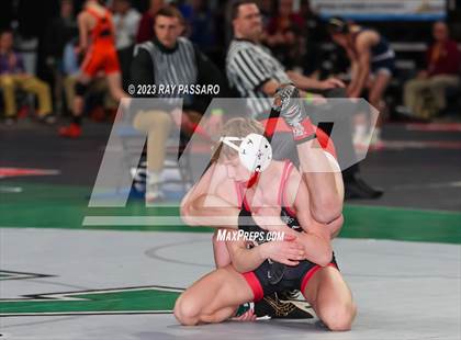 Thumbnail 2 in NYSPHSAA Wrestling Championships Quarter Finals 102 lbs. - 126 lbs. photogallery.