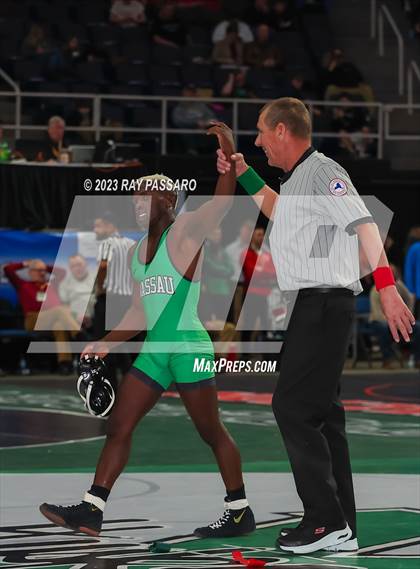 Thumbnail 1 in NYSPHSAA Wrestling Championships Quarter Finals 102 lbs. - 126 lbs. photogallery.