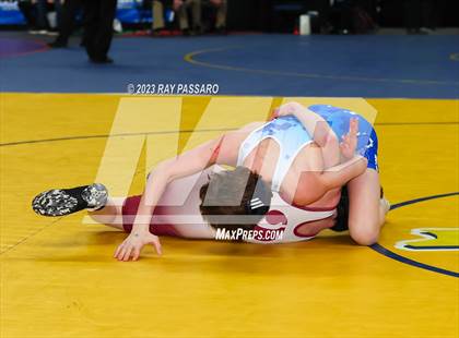Thumbnail 1 in NYSPHSAA Wrestling Championships Quarter Finals 102 lbs. - 126 lbs. photogallery.