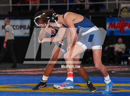 Thumbnail 2 in NYSPHSAA Wrestling Championships Quarter Finals 102 lbs. - 126 lbs. photogallery.