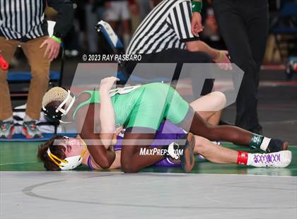 Thumbnail 1 in NYSPHSAA Wrestling Championships Quarter Finals 102 lbs. - 126 lbs. photogallery.