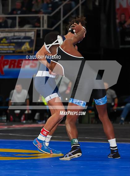 Thumbnail 3 in NYSPHSAA Wrestling Championships Quarter Finals 102 lbs. - 126 lbs. photogallery.