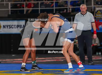Thumbnail 2 in NYSPHSAA Wrestling Championships Quarter Finals 102 lbs. - 126 lbs. photogallery.
