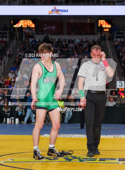 Thumbnail 2 in NYSPHSAA Wrestling Championships Quarter Finals 102 lbs. - 126 lbs. photogallery.