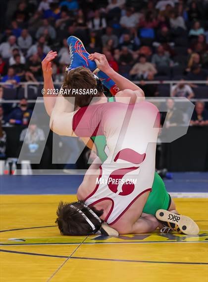 Thumbnail 3 in NYSPHSAA Wrestling Championships Quarter Finals 102 lbs. - 126 lbs. photogallery.