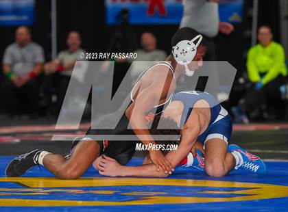 Thumbnail 3 in NYSPHSAA Wrestling Championships Quarter Finals 102 lbs. - 126 lbs. photogallery.