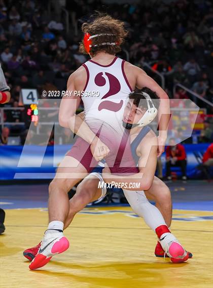 Thumbnail 1 in NYSPHSAA Wrestling Championships Quarter Finals 102 lbs. - 126 lbs. photogallery.