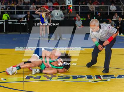 Thumbnail 1 in NYSPHSAA Wrestling Championships Quarter Finals 102 lbs. - 126 lbs. photogallery.