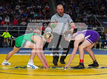 Thumbnail 3 in NYSPHSAA Wrestling Championships Quarter Finals 102 lbs. - 126 lbs. photogallery.