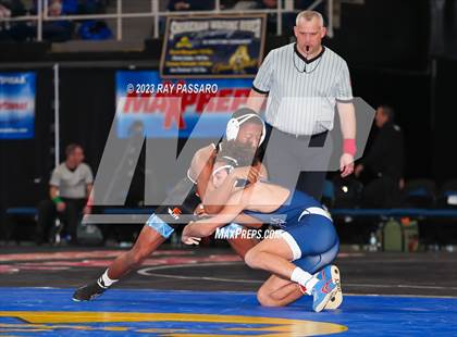 Thumbnail 1 in NYSPHSAA Wrestling Championships Quarter Finals 102 lbs. - 126 lbs. photogallery.