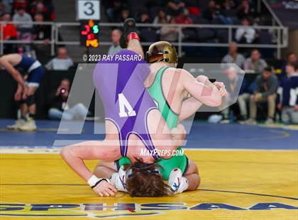 Thumbnail 1 in NYSPHSAA Wrestling Championships Quarter Finals 102 lbs. - 126 lbs. photogallery.