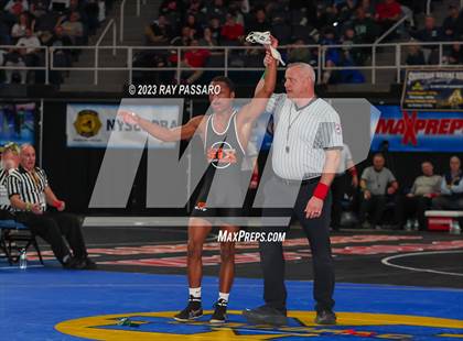 Thumbnail 2 in NYSPHSAA Wrestling Championships Quarter Finals 102 lbs. - 126 lbs. photogallery.