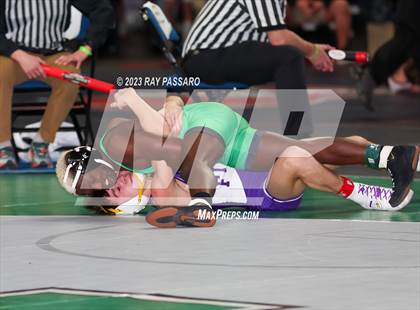Thumbnail 3 in NYSPHSAA Wrestling Championships Quarter Finals 102 lbs. - 126 lbs. photogallery.