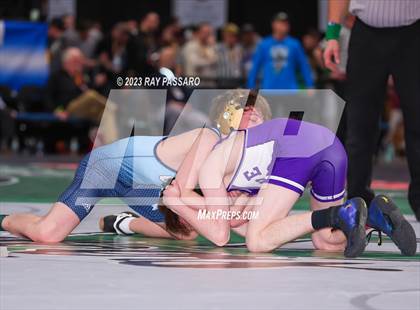 Thumbnail 2 in NYSPHSAA Wrestling Championships Quarter Finals 102 lbs. - 126 lbs. photogallery.