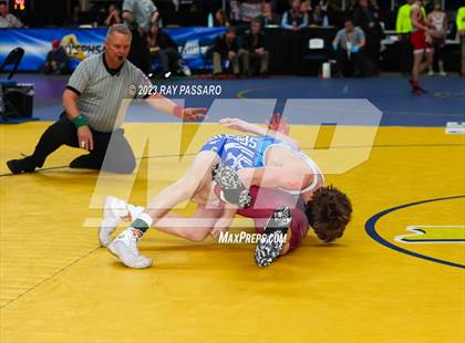 Thumbnail 2 in NYSPHSAA Wrestling Championships Quarter Finals 102 lbs. - 126 lbs. photogallery.