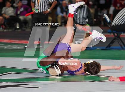 Thumbnail 1 in NYSPHSAA Wrestling Championships Quarter Finals 102 lbs. - 126 lbs. photogallery.