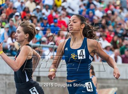 Thumbnail 3 in CIF State Track & Field Championships (Girls Track Qualification Events) photogallery.