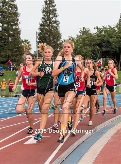 Thumbnail 2 in CIF State Track & Field Championships (Girls Track Qualification Events) photogallery.