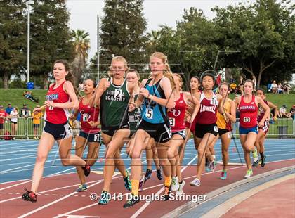 Thumbnail 1 in CIF State Track & Field Championships (Girls Track Qualification Events) photogallery.