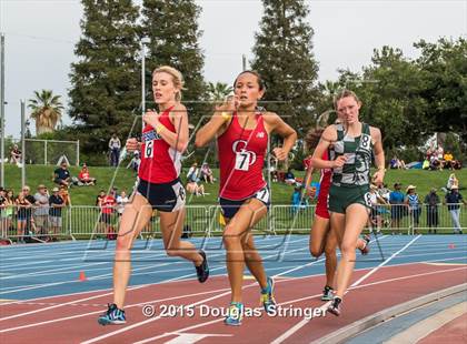 Thumbnail 1 in CIF State Track & Field Championships (Girls Track Qualification Events) photogallery.