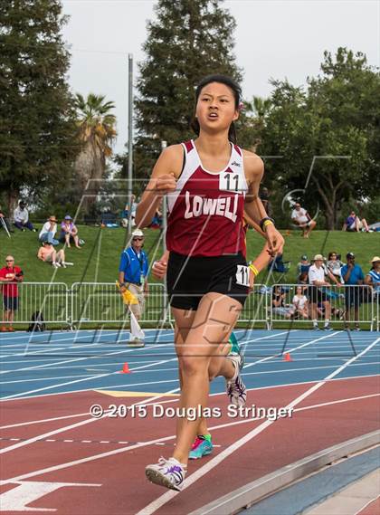 Thumbnail 2 in CIF State Track & Field Championships (Girls Track Qualification Events) photogallery.