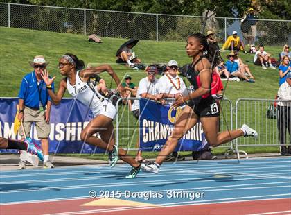 Thumbnail 3 in CIF State Track & Field Championships (Girls Track Qualification Events) photogallery.