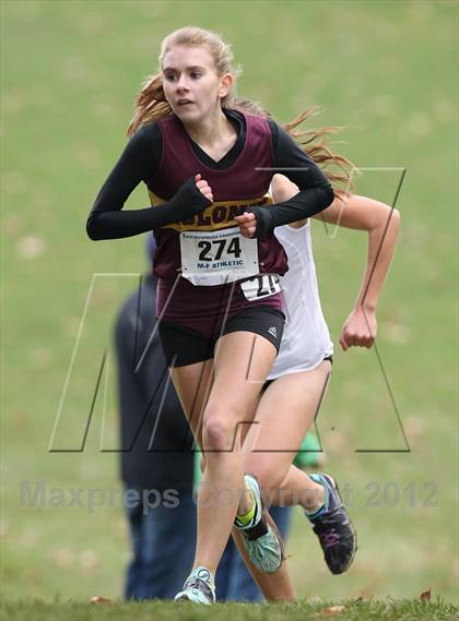 Thumbnail 1 in NYSPHSAA Cross Country Championships (Girls Class A) photogallery.
