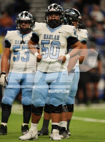 Thumbnail 1 in Harlan vs. Steele (UIL 6A Division II Region 4 Semifinal) photogallery.