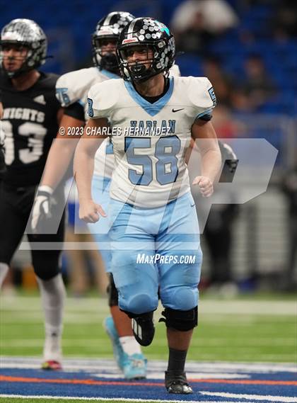 Thumbnail 1 in Harlan vs. Steele (UIL 6A Division II Region 4 Semifinal) photogallery.