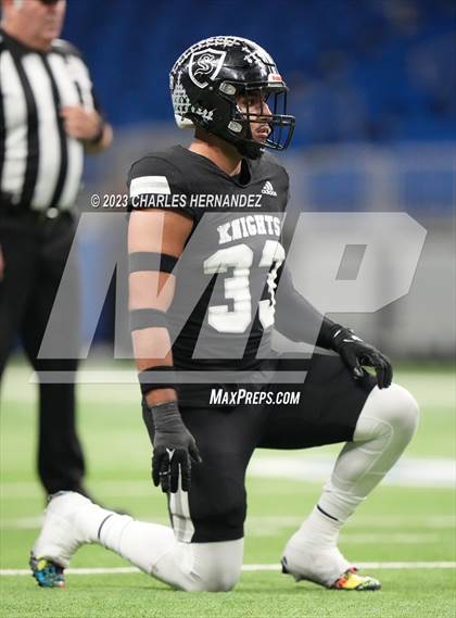 Thumbnail 2 in Harlan vs. Steele (UIL 6A Division II Region 4 Semifinal) photogallery.