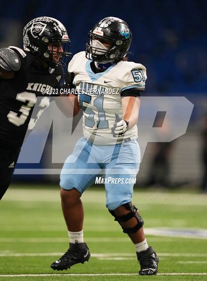 Thumbnail 1 in Harlan vs. Steele (UIL 6A Division II Region 4 Semifinal) photogallery.
