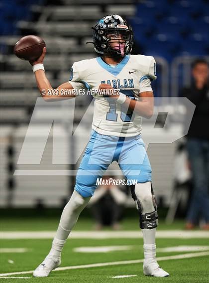 Thumbnail 3 in Harlan vs. Steele (UIL 6A Division II Region 4 Semifinal) photogallery.