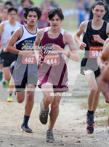 Thumbnail 2 in CIF Central Section Cross Country Championships (Boys D3 Race) photogallery.