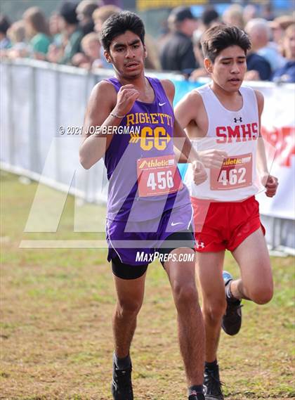 Thumbnail 2 in CIF Central Section Cross Country Championships (Boys D3 Race) photogallery.