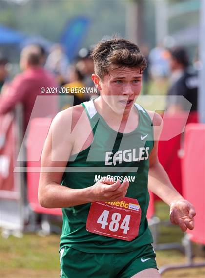 Thumbnail 2 in CIF Central Section Cross Country Championships (Boys D3 Race) photogallery.
