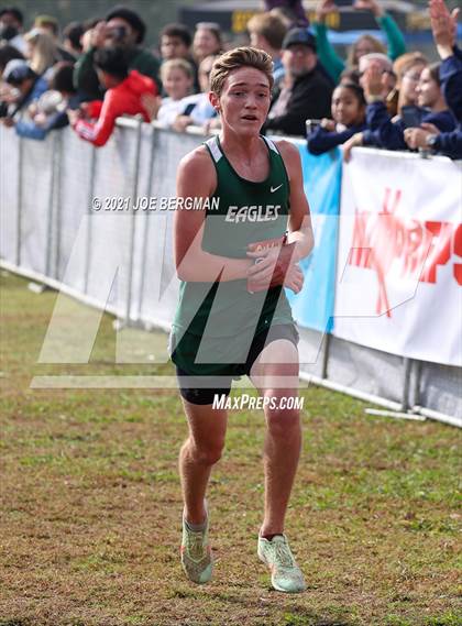 Thumbnail 2 in CIF Central Section Cross Country Championships (Boys D3 Race) photogallery.