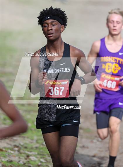 Thumbnail 2 in CIF Central Section Cross Country Championships (Boys D3 Race) photogallery.