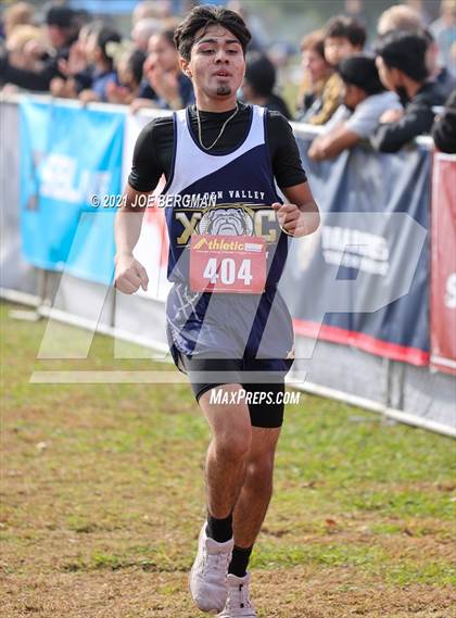 Thumbnail 2 in CIF Central Section Cross Country Championships (Boys D3 Race) photogallery.