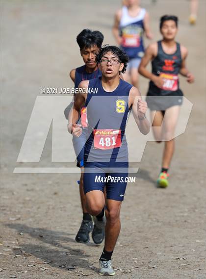 Thumbnail 3 in CIF Central Section Cross Country Championships (Boys D3 Race) photogallery.