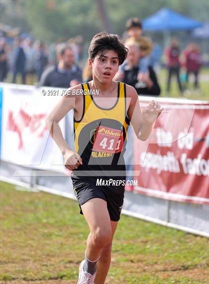 Thumbnail 2 in CIF Central Section Cross Country Championships (Boys D3 Race) photogallery.